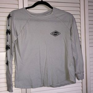 Baby Blue Billabong Long Sleeve Shirt